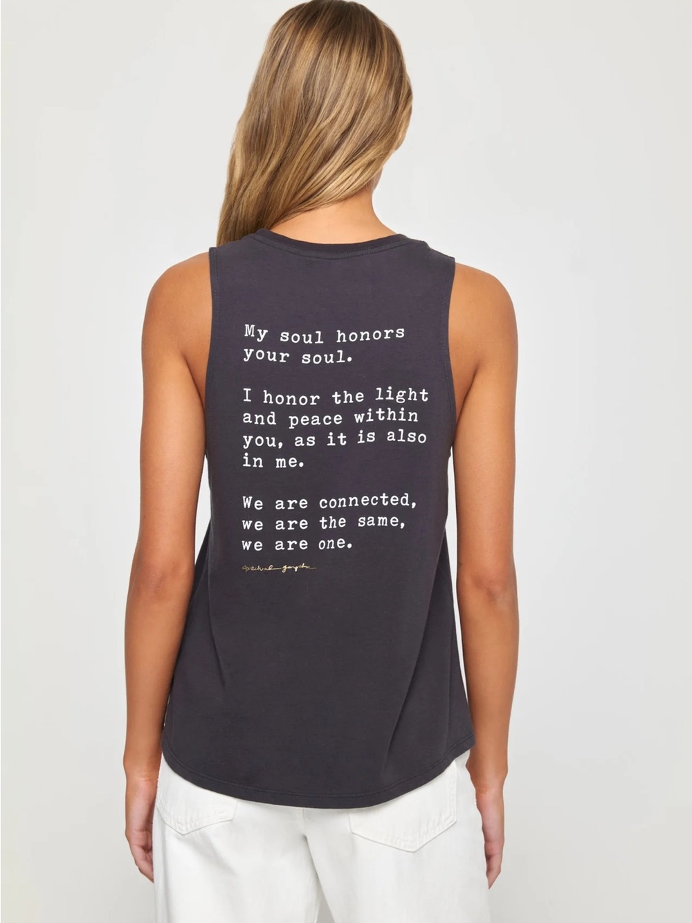 Spiritual Gangster Namaste Jade Muscle Tank